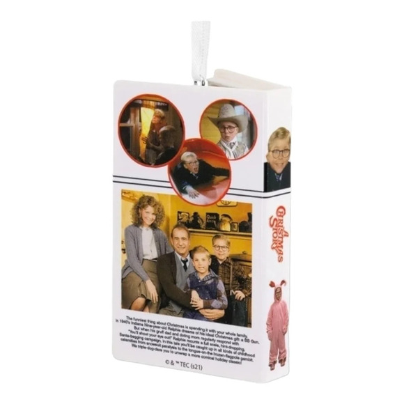 Hallmark Christmas Ornament Video  Cassette Christmas Story NWT - Picture 3 of 6